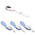 thumbnail image 1 of QualitChoice 3PCS Stainless Steel Wear Resistance Foldable Spoons for Outdoor Activity, 1 of 6