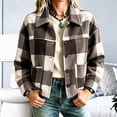 thumbnail image 4 of PiGOGI Womens Long Sleeve Cardigan Coat Button Front Jacket with Turndown Collar and Pockets Casual Soft Outerwear for Daily Wear, 4 of 7