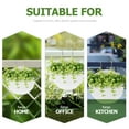 thumbnail image 2 of SWETRACE 4Jgo Macetas Colgantes De Pared Para Plantas Interiores Y Exteriores Con En Resina, 2 of 8