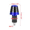 thumbnail image 3 of Unique Bargains 2pcs Titanium Tone Universal 17mm Hand Grips Handlebar End Caps Plug Replacement for Motorcycle, 3 of 7