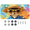 Multicolor 3, variant on ADECORIVY Cute Bear Front License Plate, Christmas Red Hat Novelty Vanity Tag Aluminum License Plate with 4 Holes, Metal Car Accessory for Men Women, 6 x 12 Inch