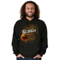 thumbnail image 5 of Georgia Peach State Pride Distressed Hoodie Sweatshirt Women Men Brisco Brands S, 5 of 6