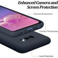 thumbnail image 2 of Galaxy S10e Case, Soft Touch Silicone Case with Microfiber Lining Cushion Slim Shockproof Protective Cover for Samsung Galaxy S10E(2019), Blue, 2 of 8