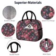 thumbnail image 4 of Womens Pioneer Flower Floral Print Pattern Lunch Box for Work,Insulated Lunch Bag for Women,Loncheras Para Mujer,Leakproof Adult Lunch Bag for Work,Beach,Travel,Picnic,Camping, 4 of 7
