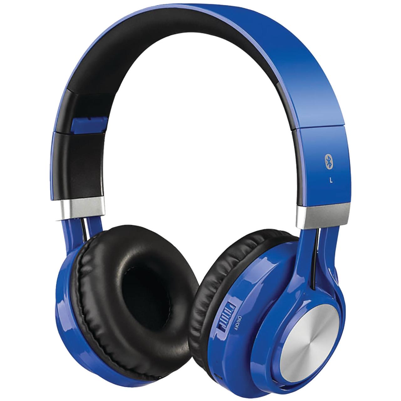 ILive IAHB56BU Bluetooth Wireless Headphone With Microphone Blue 