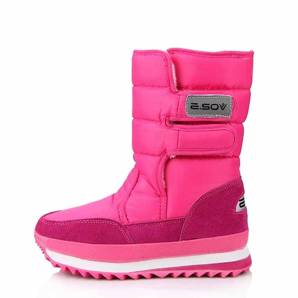 Botas de nieve ECELEN para hombres y mujeres del mismo estilo más botas de algodón antideslizantes impermeables cálidas de terciopelo 2022 invierno nuevo THFRU22-Pink-35 Teléfono móvil Teléfono móvil Accesorios para teléfonos móviles