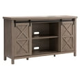 thumbnail image 4 of Evelyn&Zoe Elmwood Rectangular TV Stand for TV's up to 65", Antiqued Gray Oak, 4 of 11