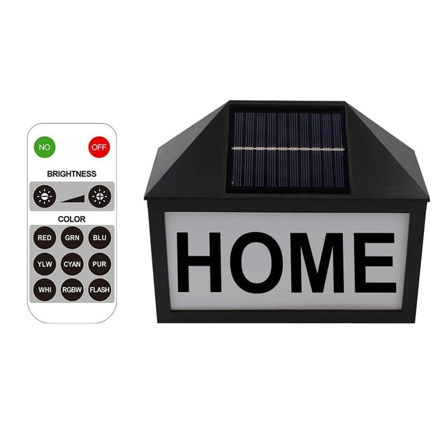 Números de Casa con Energía Sol, Números de Dirección LED Exterior , de Dirección Impermeable IP55 pa Ped de Calle Exteri SM SunniMix Luz de señal de dirección
