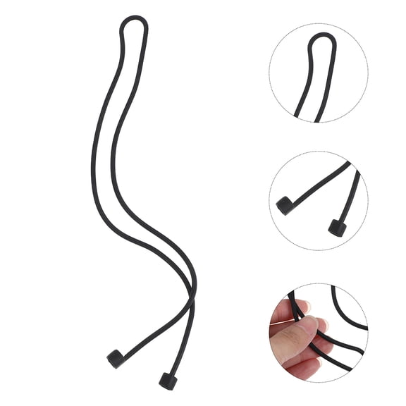 DRAFIDEEP 2-Pack Detachable Earbud Lanyard Straps, Flexible Anti-Lost Cord for Daily Use and Outdoor Activities