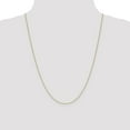 thumbnail image 4 of 14K Yellow Gold Cable Chain Styles Necklace 24 inch .9 mm with Spring Ring Clasp 0.9, 4 of 4