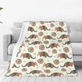 thumbnail image 1 of Fotbe Colorful Armadillos1 Manta de Franela Acolchonada con Estampado, Súper Suave y Esponjosa, Extra Grande para Sofá, Cama, Uso Todo el Año-50"x40", 1 of 7