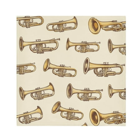 

Napkin Satin Napkin 20*20Inchx1 Kitchen Towel Dinner Plate Towel Decorative Towel Napkin Tea Towel Suitable For Kitchen Table The Gold Horn Is Seamless