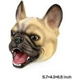 thumbnail image 2 of Soft Rubber Bulldog Hand Puppet Realistic Bulldog Head Open Movable Mouth Suitable For Creative Storytelling Teaching Cake Topper Decoration Halloween, 2 of 3