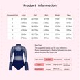 thumbnail image 7 of iiniim Kids Girls Shiny Gymnastics Leotards Long Flare Sleeve Figure Skating Dance Bodysuit Black 14, 7 of 7