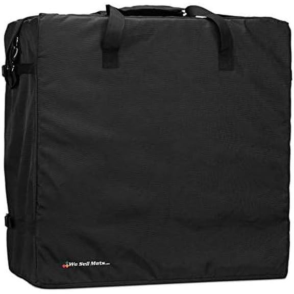 Shoulder Bag for Carrying Tradeshow Flooring, Interlocking EVA Foam Mats & Other Tiles, Black, 25 in x 25 in x 14 in (BAGC)$$Sport & Recreation Other