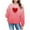 Watermelon Red, variant on Piuwrlz Long Sleeve Hoodies for Kids Girls Boys Hood Sweatshirts Round Neck Hoodie Wine Size 7 Years