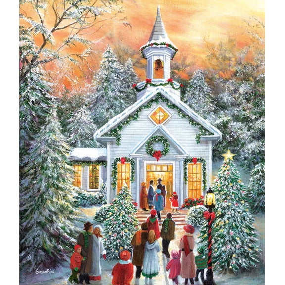 Sunsout Silent Night Gathering Jigsaw Puzzle