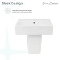 thumbnail image 6 of Concorde 21" Two-Piece Wall-Mount Bathroom Sink, 6 of 12