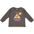 thumbnail image 3 of Inktastic Sailboat Girls Sailing Girls Long Sleeve Toddler T-Shirt, 3 of 5