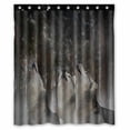thumbnail image 1 of PKQWTM Howl At Moon Threesome Fun WaterProof Polyester Fabric Shower Curtain Size 60x72 Inches, 1 of 1