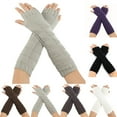thumbnail image 2 of Manchons de Bras d'Hiver Protecteurs Élastiques Unisexes avec Trou pour Pouce, 2 of 10