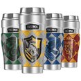 thumbnail image 1 of Título del producto: Harry Potter Hufflepuff Plaid Sigil, Termo THERMOS STAINLESS KING de acero inoxidable, vaso de viaje con aislamiento al vacío y doble pared, 16oz, 1 of 3