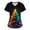 Multicolor#6, variant on Christmas Tree Scrubs for Women Stretchy Soft Nursing Scrub Tops Xmas Fashion Print Tunic Blouse Holiday Casual V Neck Working T-Shirts with Pockets Sales Today Clearance Multicolor#13 XL