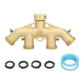 thumbnail image 1 of Garden Hose Adapter, Easy Installation  Sealing Hose Splitter Individual Control With Ball Valves For Courtyard For Lawn For Outdoor, 1 of 8
