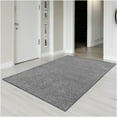 thumbnail image 4 of 9'x11' Soft Indoor/Outdoor Hobnail Style Area Rugs. Lightweight and Flexible for Easy Cleaning and Transport (Color: Sky Grey), 4 of 8