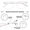 thumbnail image 4 of Gafas con bloqueo de luz azul FONHCOO TR90, montura moderna, 4 of 7