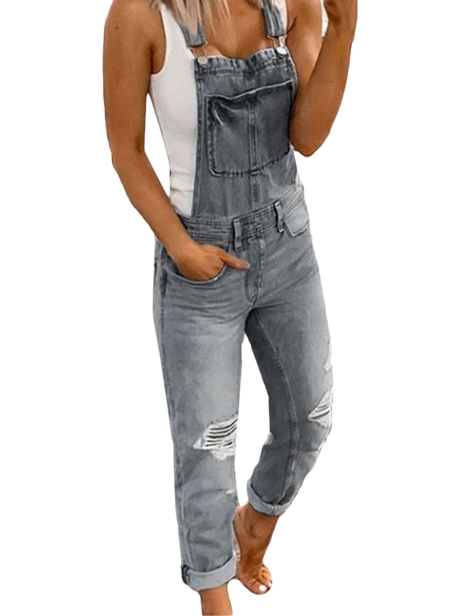 women's slim fit dungarees