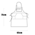 thumbnail image 3 of Adjustable Bib Apron for Men and Women,Thin Work Apron for Catering,BBQ, Camping, Coffee Shop., 3 of 3