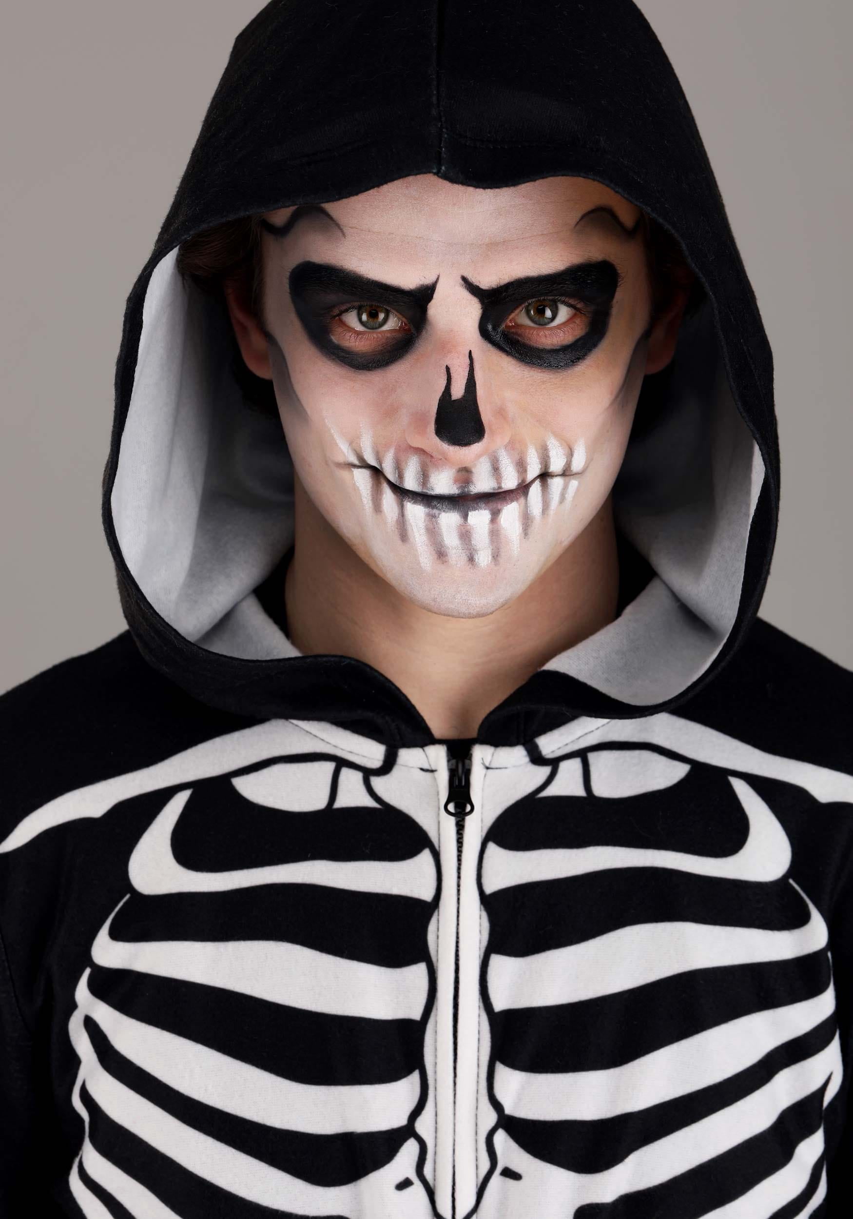 Adult Cozy Skeleton Onesie