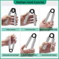 thumbnail image 4 of Grip Strength Trainer 4Pack ,50LB-200LB Metal Hand Grip Strengthener,Non-Slip Heavy-Duty Forearm Exerciser,Hand Gripper for Muscle Building and Hand R, 4 of 5