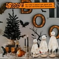 thumbnail image 7 of Sylvtty 3Pcs/Set Halloween Ghost Decorations Rustic Centerpiece with Fabric Ghost Figures Farmhouse Table Ornaments for Mantel Tiered Tray Party Supplies, 7 of 7