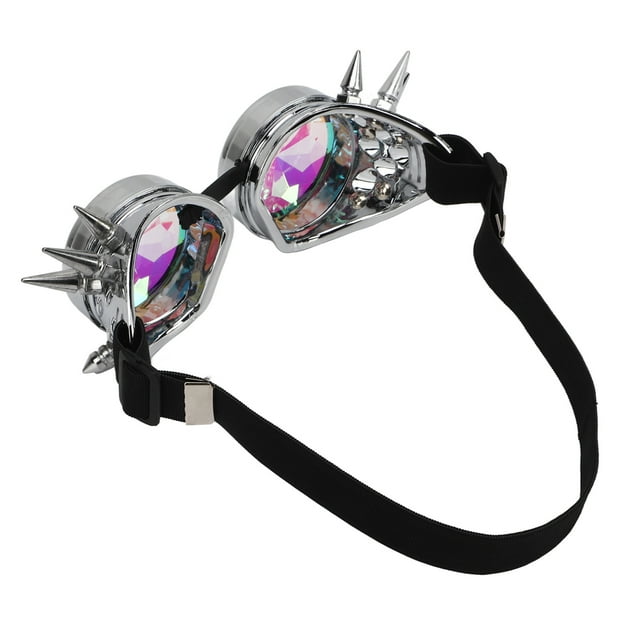 Gafas Steampunk, PC ABS Rave Goggles Steam Punk Goggle Con Banda Elástica Para La Decoración Del Partido