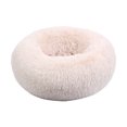 thumbnail image 1 of Cama redonda de felpa esponjosa para mascotas, almohadilla autocalentable para gatos, cojín para gatos con base antideslizante, suave, lavable para invierno, para gatos y perros de interior, 1 of 8