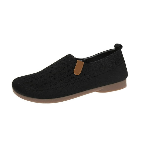 Slip on Shoes for Women Walking Shoes Women Round Toe Flat Slip on Lazy Casual Shoes