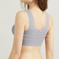 thumbnail image 4 of Weiqiqre Women's Underwear Full Coverage Front Closure Posture Back Unpadded Wirefree Everyday Bra -Comfort, 4 of 4