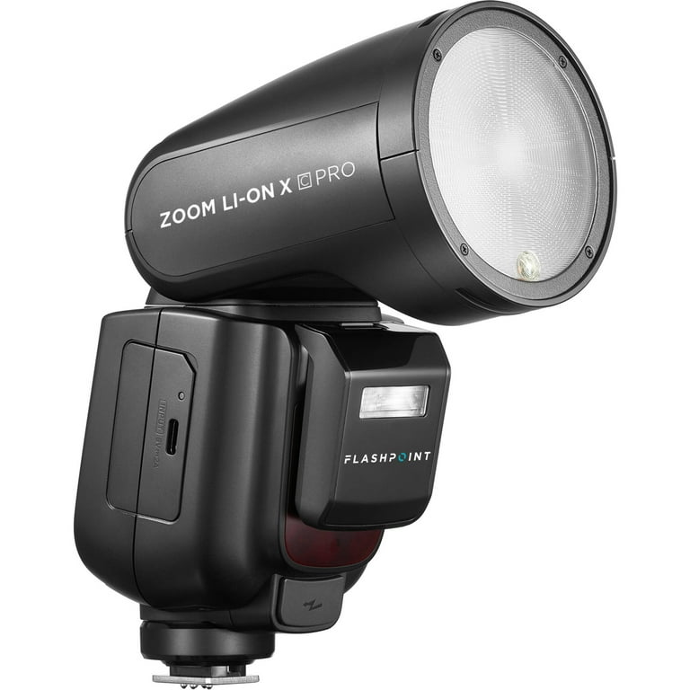 Flashpoint Zoom Li-on X PRO R2 TTL On-Camera Round Flash With BP