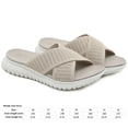 thumbnail image 2 of Sandalias sin cordones para mujer zapatillas de plataforma transpirables cómodas para la playa de verano, 2 of 9