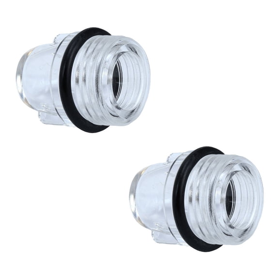 (2 Pack) Engine Coolant Level Sight Glass Compatible with International 1552SC, 1652SC & 1652UPS Series 1995-2000 for Coolant level & Coong System & Replaces OEM 3810943 427-708-C IH427708C