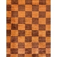 thumbnail image 1 of Ahgly Company Machine Washable Indoor Rectangle Abstract Neon Orange Area Rugs, 5' x 7', 1 of 7