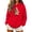 T-Red halloween pullovers, variant on DIOAZUD Women's Halloween Sweatshirts Plus Size Ghost Graphic Pullover Hoodies Stretch Loose Fit Long Sleeve Sweater Tops Halloween Costumes
