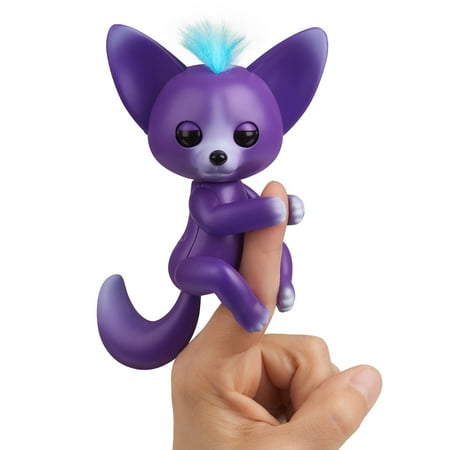 Fingerlings - Interactive Baby Fox - Sarah (Purple & Blue) By WowWee ...