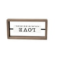 thumbnail image 6 of Parisloft Mini Rotating Wood Tabletop Sign - Love Gather Family Dream, Freestanding Wood Sign, 9.8"W, 6 of 8