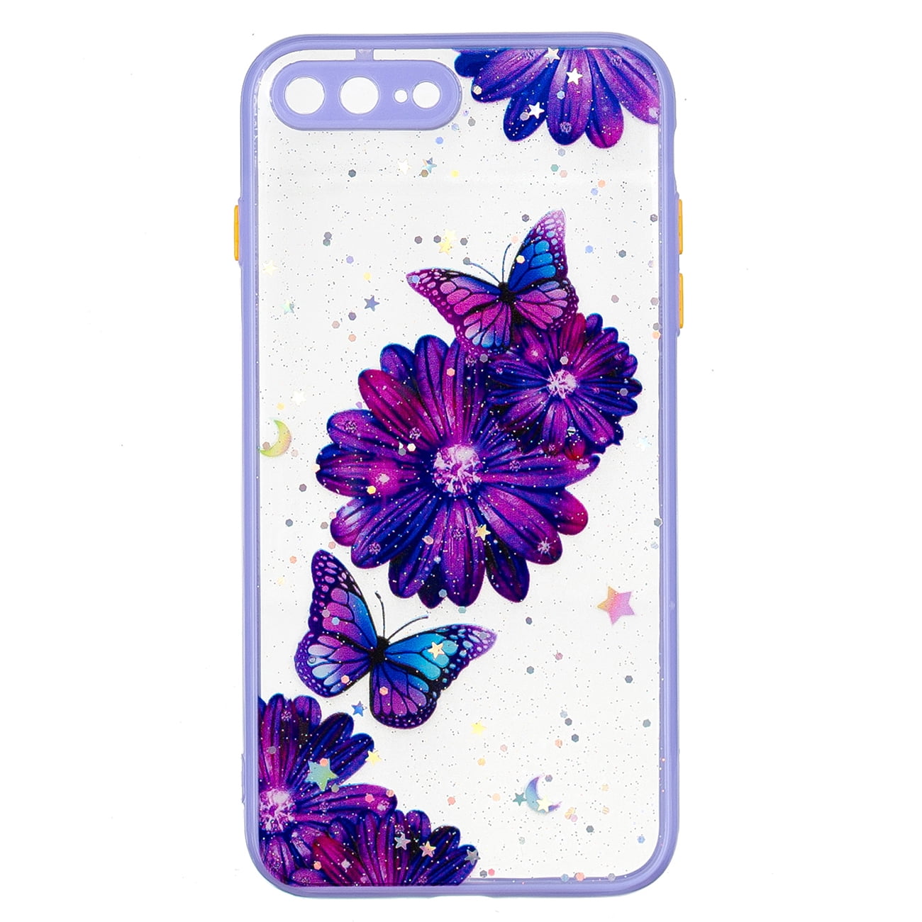 Compatible With Apple Iphone 7 Plus 8 Plus Case Slim Thin Cute Stylish Protective Bling Soft Silicone Tpu Shock Absorption Girls Women Phone Case For Apple Iphone 7 Plus 8 Plus Purple Butterfly Walmart Com