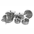 thumbnail image 3 of Batería de Cocina Vesta Acerto Inox 0.6mm 10 piezas Magefesa, 3 of 5