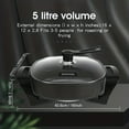thumbnail image 2 of Upgrade Your Kitchen With This Premium Electric Skillet - Non Stick, Glass Lid & 1360 Watts, 2 of 4