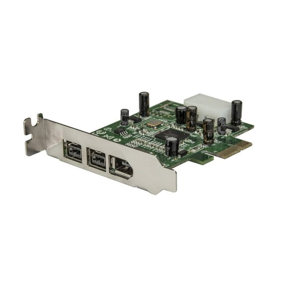 StarTech 3 Port Low Profile 1394 PCI Express FireWire Card Adapter